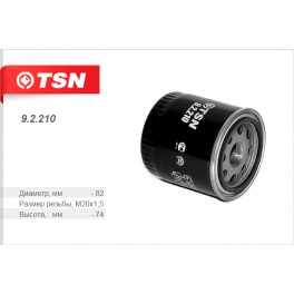 9.2.210 масляный фильтр TSN