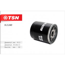 9.2.240 масляный фильтр TSN