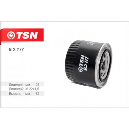 9.2.177 масляный фильтр TSN