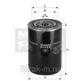 Фильтр охлаждающей жидкости WA923/1 Mann Filter
