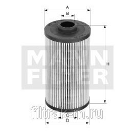 Фильтр масляный HU1072X Mann Filter