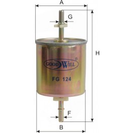 FG 124 Фильтр топливный GoodWill