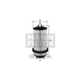 PU9662X Фильтр топливный Mann Filter