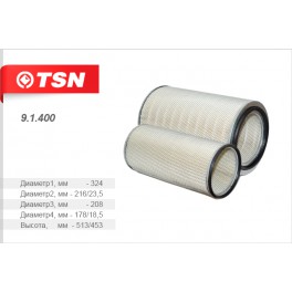 9.1.400 фильтр воздушный TSN
