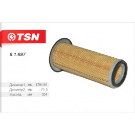 9.1.697 фильтр воздушный TSN