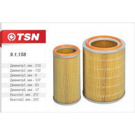 9.1.158 фильтр воздушный TSN