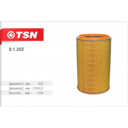 9.1.202 фильтр воздушный TSN