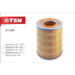 9.1.234 фильтр воздушный TSN