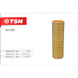 9.1.221 фильтр воздушный TSN