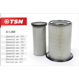 9.1.269 фильтр воздушный TSN
