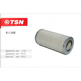 9.1.348 фильтр воздушный круглый TSN