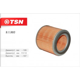 9.1.993 фильтр воздушный круглый TSN
