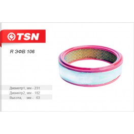 R эфв 106 фильтр воздушный круглый TSN