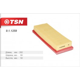 9.1.1259 фильтр воздушный панельный TSN