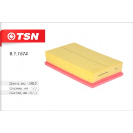 9.1.1574 фильтр воздушный панельный TSN