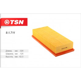 9.1.711 фильтр воздушный панельный TSN