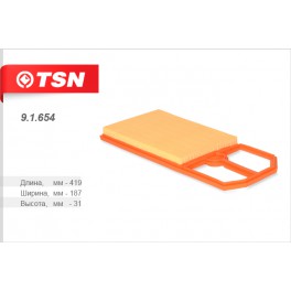 9.1.654 фильтр воздушный панельный TSN