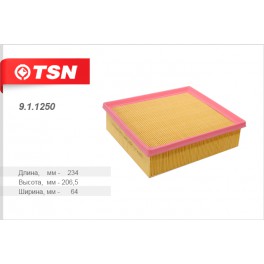 9.1.1250 фильтр воздушный панельный TSN
