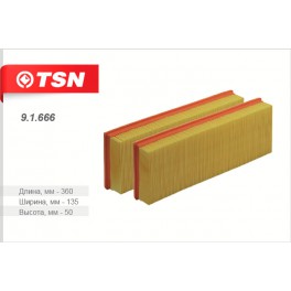 9.1.666 фильтр воздушный панельный TSN