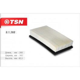 9.1.368 фильтр воздушный панельный TSN