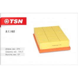 9.1.165 фильтр воздушный панельный TSN