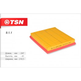 9.1.1 фильтр воздушный панельный TSN