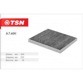 9.7.40K салонный фильтр TSN