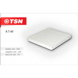 9.7.40 салонный фильтр TSN
