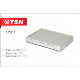 9.7.818 салонный фильтр TSN