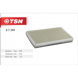 9.7.365 салонный фильтр TSN