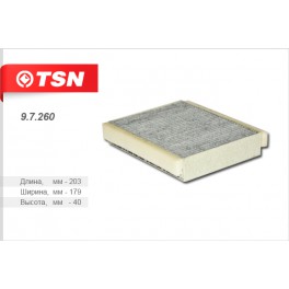 9.7.260 салонный фильтр TSN