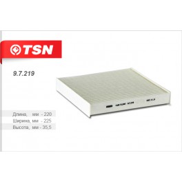 9.7.219 салонный фильтр TSN