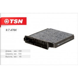 9.7.476K салонный фильтр TSN