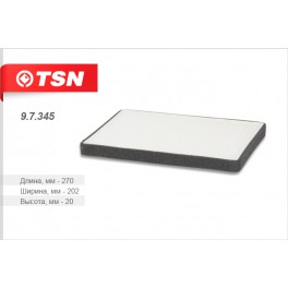 9.7.345 салонный фильтр TSN