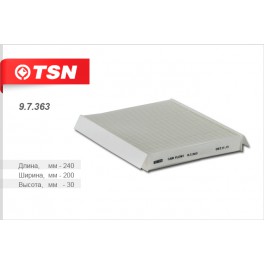 9.7.363 салонный фильтр TSN
