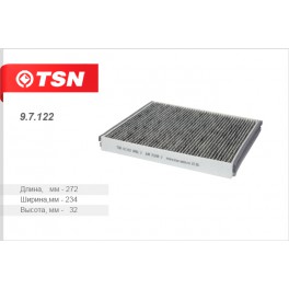 9.7.122 салонный фильтр TSN