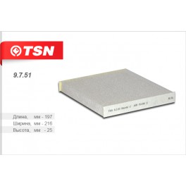 9.7.51 салонный фильтр TSN