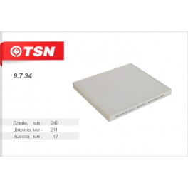 9.7.34 салонный фильтр TSN