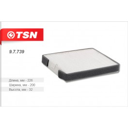 9.7.739 салонный фильтр TSN
