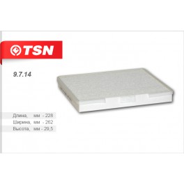 9.7.14 салонный фильтр TSN