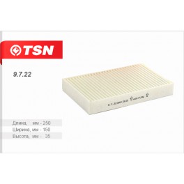 9.7.22 салонный фильтр TSN