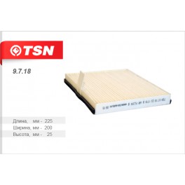 9.7.18 салонный фильтр TSN