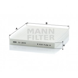 CU2043 Воздушный фильтр салона MANN+HUMMEL