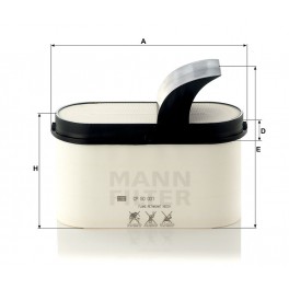 CP50001 Воздушный фильтр MANN+HUMMEL