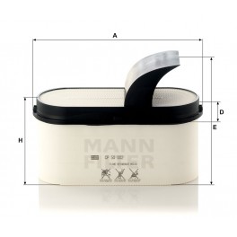 CP50002 Воздушный фильтр MANN+HUMMEL
