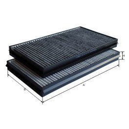 AG 307 2K CFC Фильтр салона угольный GoodWill