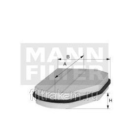 Фильтр салона CU2897 Mann Filter