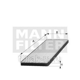 Фильтр салона CU3415 Mann Filter