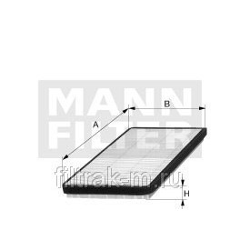 Фильтр салона CU3855 Mann Filter