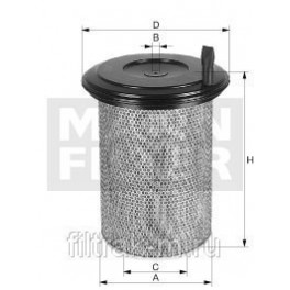 C30880/2 Фильтр воздушный Mann Filter